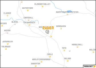 map of Ruden