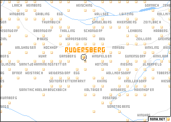 map of Rudersberg