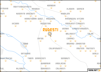 map of Rudeşti