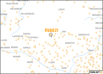 map of Rudeži