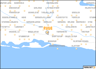 map of Rude