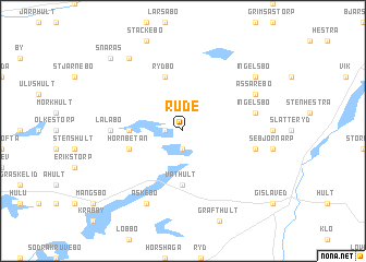 map of Rude