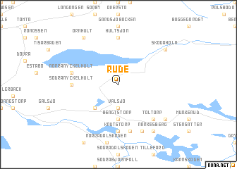 map of Rude