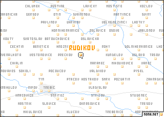 map of Rudíkov