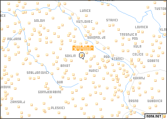 map of (( Rudina ))