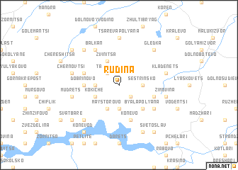 map of Rudina