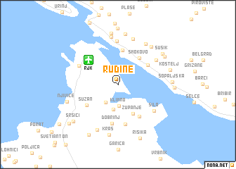 map of Rudine