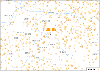 map of Rudine