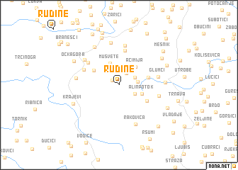 map of Rudine