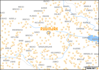 map of Rudinjak