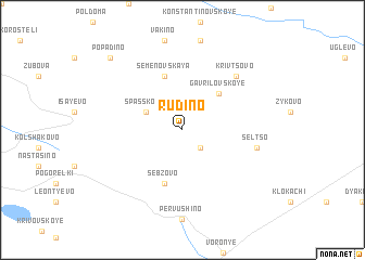 map of Rudino