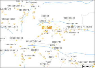 map of Rūdīn