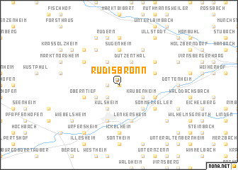 map of Rüdisbronn