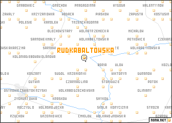 map of Rudka Bałtowska