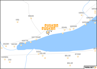 map of Rudkān