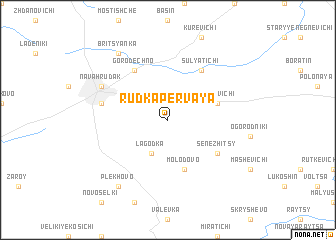 map of Rudka Pervaya