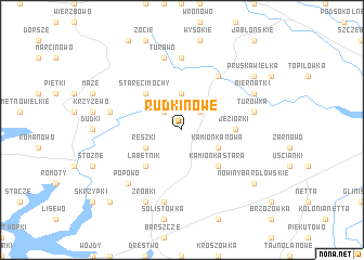 map of Rudki Nowe