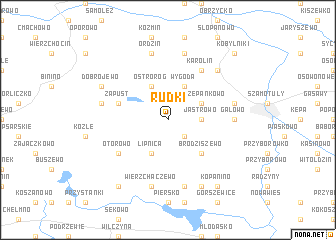 map of Rudki