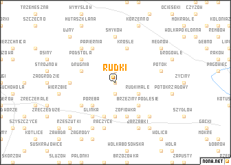 map of Rudki