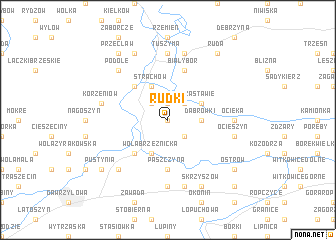 map of Rudki