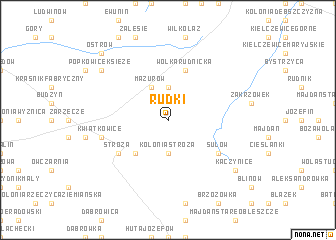 map of Rudki