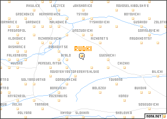 map of Rudki