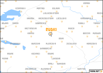 map of Rudki