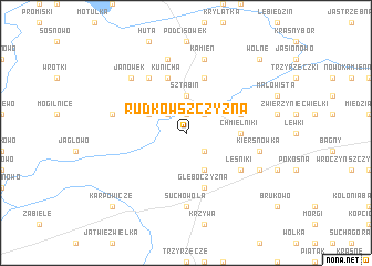 map of Rudkowszczyzna