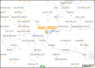 map of Rüdlingen