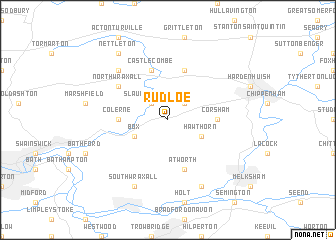 map of Rudloe