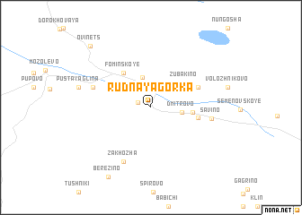 map of Rudnaya Gorka