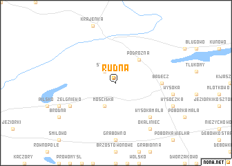 map of Rudna