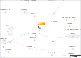 map of Rudna