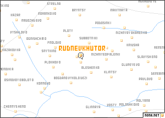 map of Rudnëv Khutor