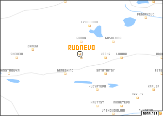 map of Rudnëvo