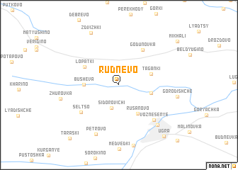 map of Rudnëvo