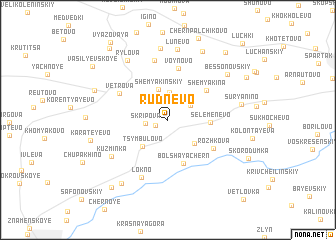 map of Rudnëvo