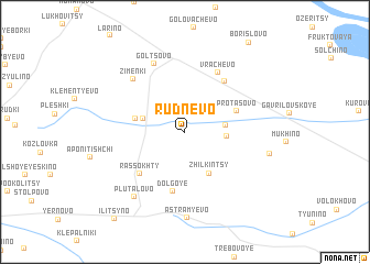 map of Rudnëvo