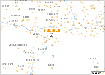 map of Rudnica