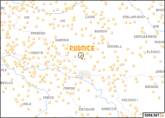 map of Rudnice