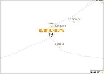 map of Rudnichnoye