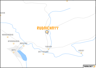 map of Rudnichnyy