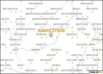 map of Rudniczysko