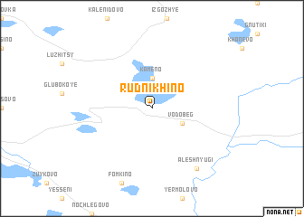 map of Rudnikhino