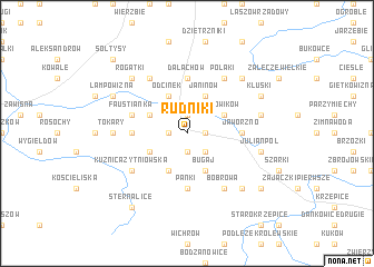 map of Rudniki