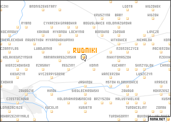 map of Rudniki