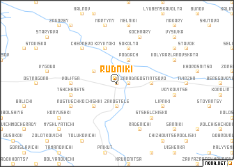 map of Rudniki