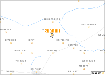 map of Rudniki
