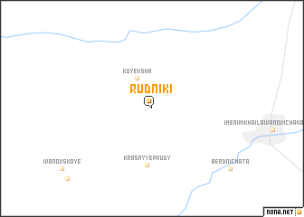 map of Rudniki