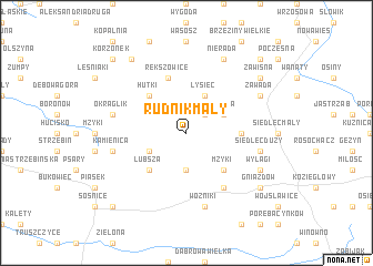 map of Rudnik Mały